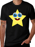 Star Character Black T-Shirt