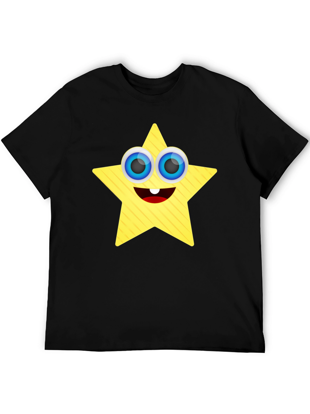 Star Character Black T-Shirt