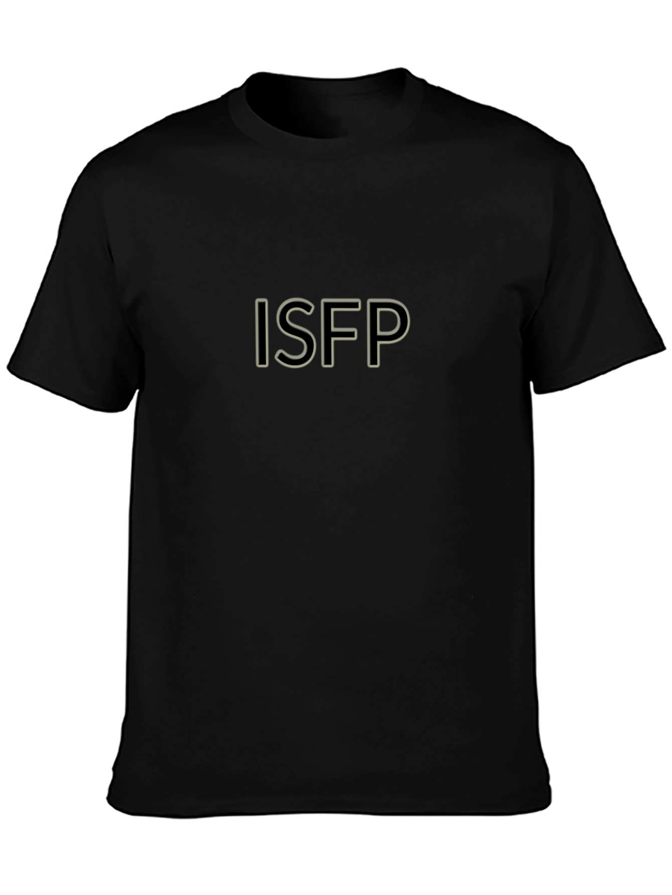 ISFP Personality Type Graphic Tee - Black