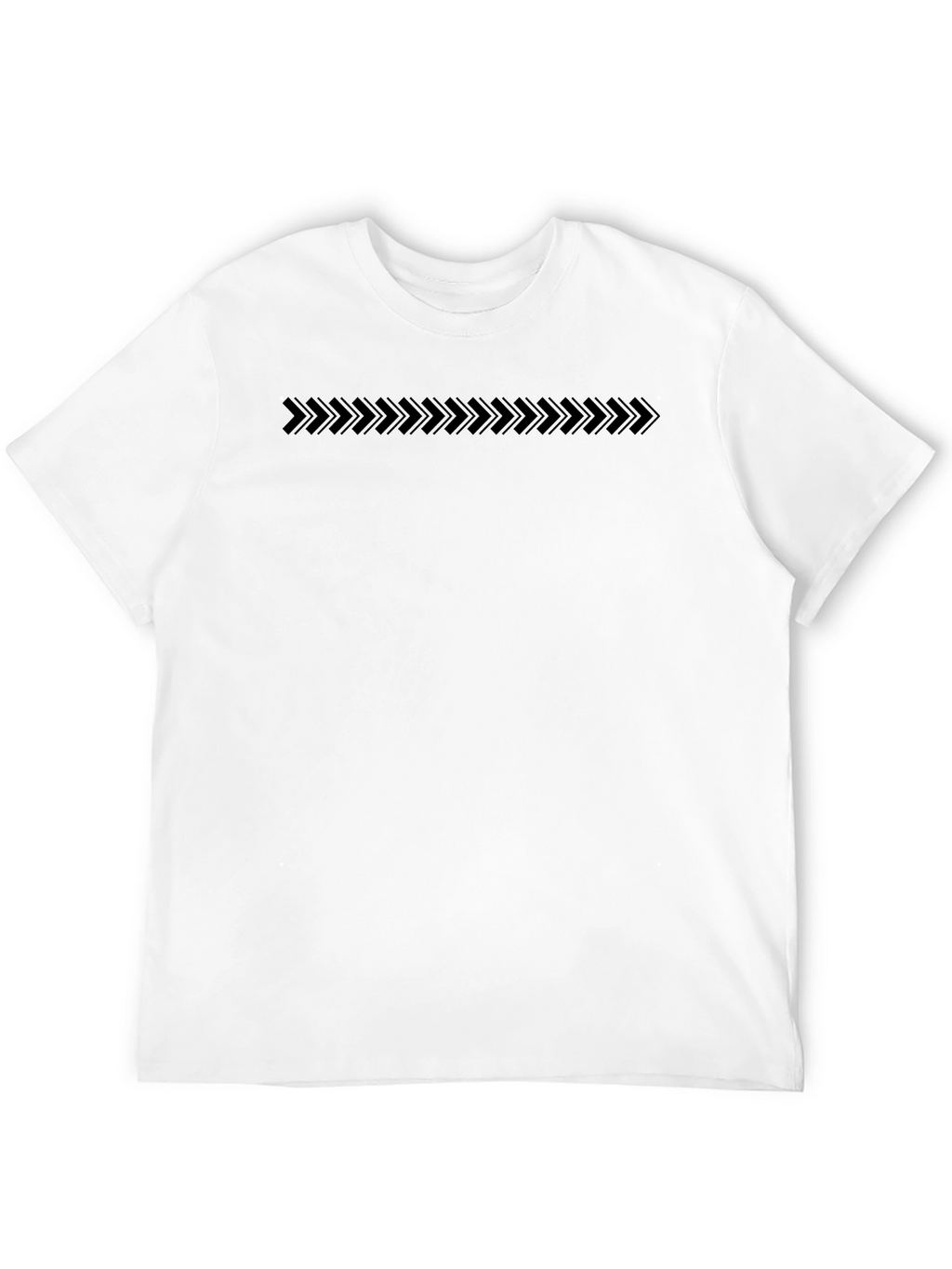 Modern Arrow Graphic Tee - Black Crew Neck