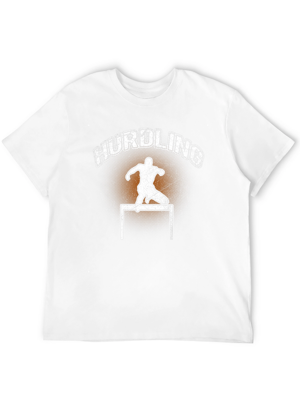 Hurdling Silhouette Graphic T-Shirt