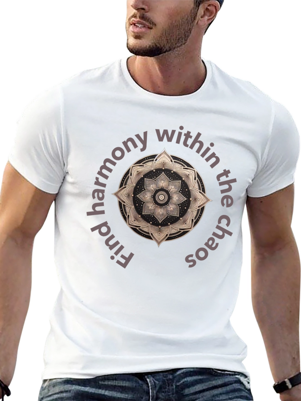 Harmony Mandala Graphic Tee - Find Your Inner Peace