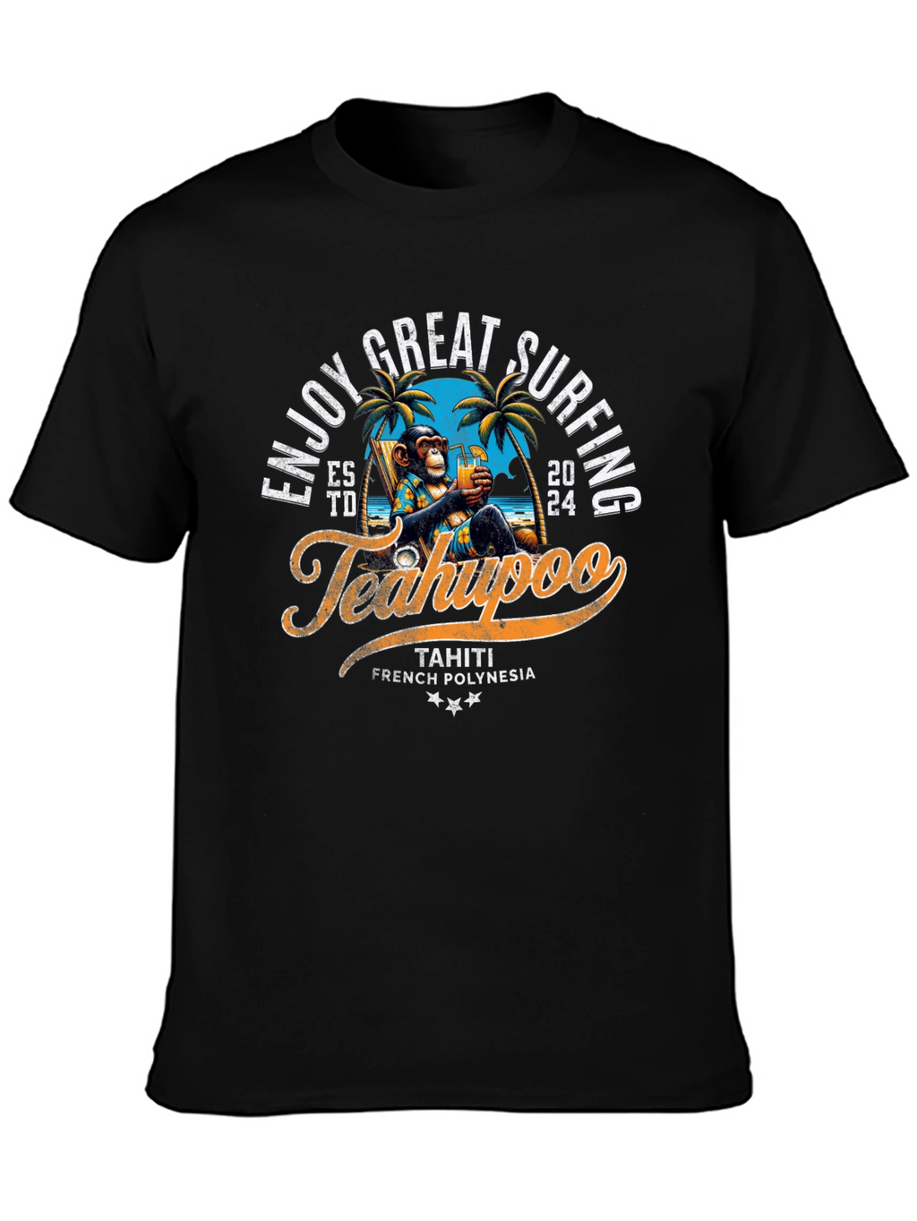 Teahupoo Surfing Tee