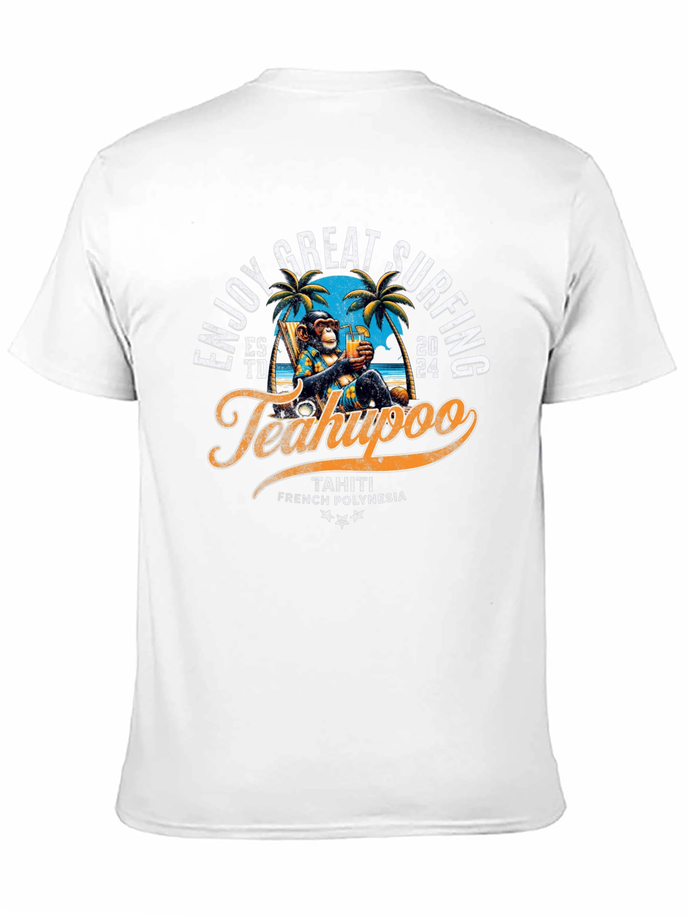 Teahupoo Surfing Tee