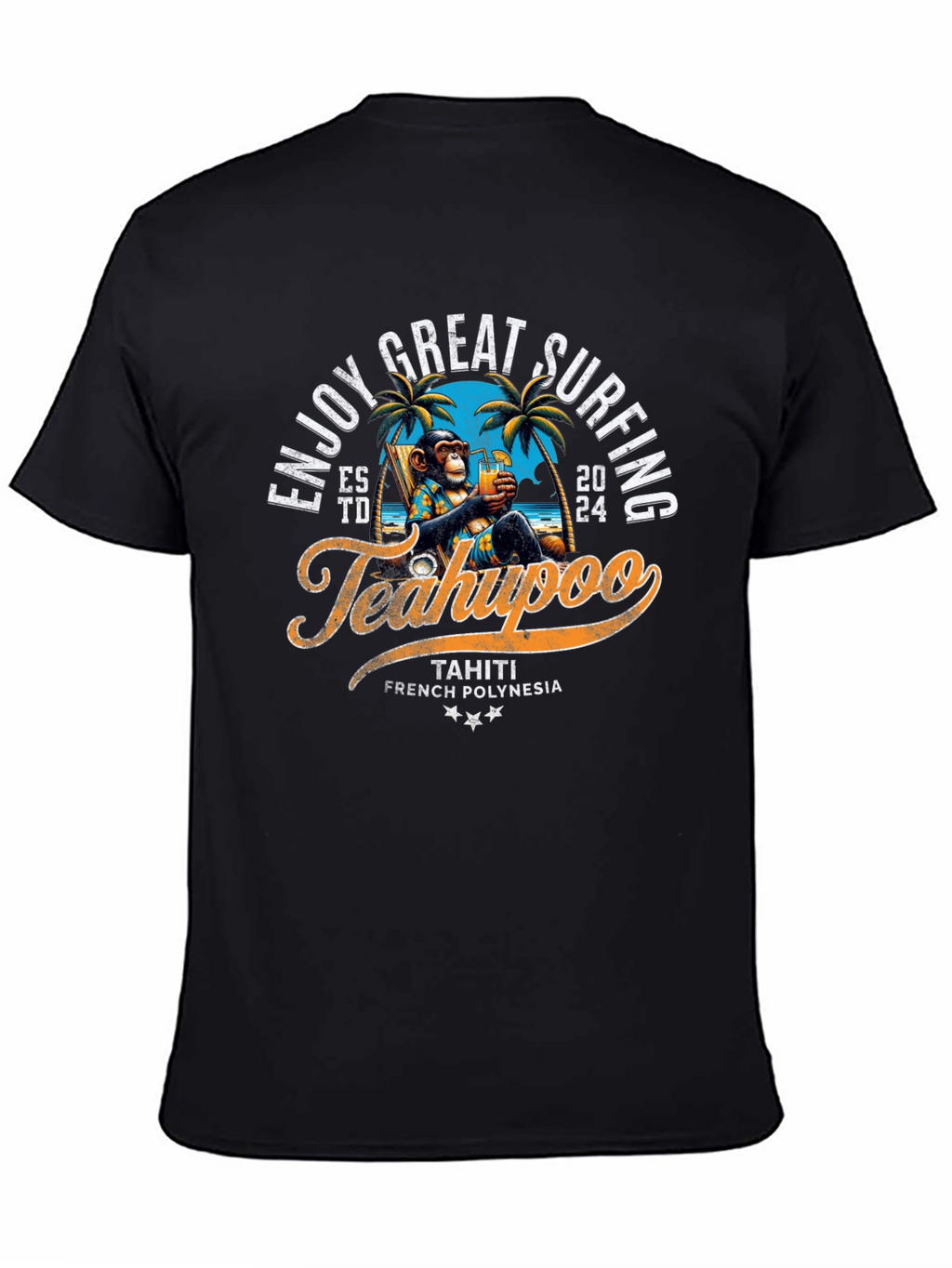 Teahupoo Surfing Tee