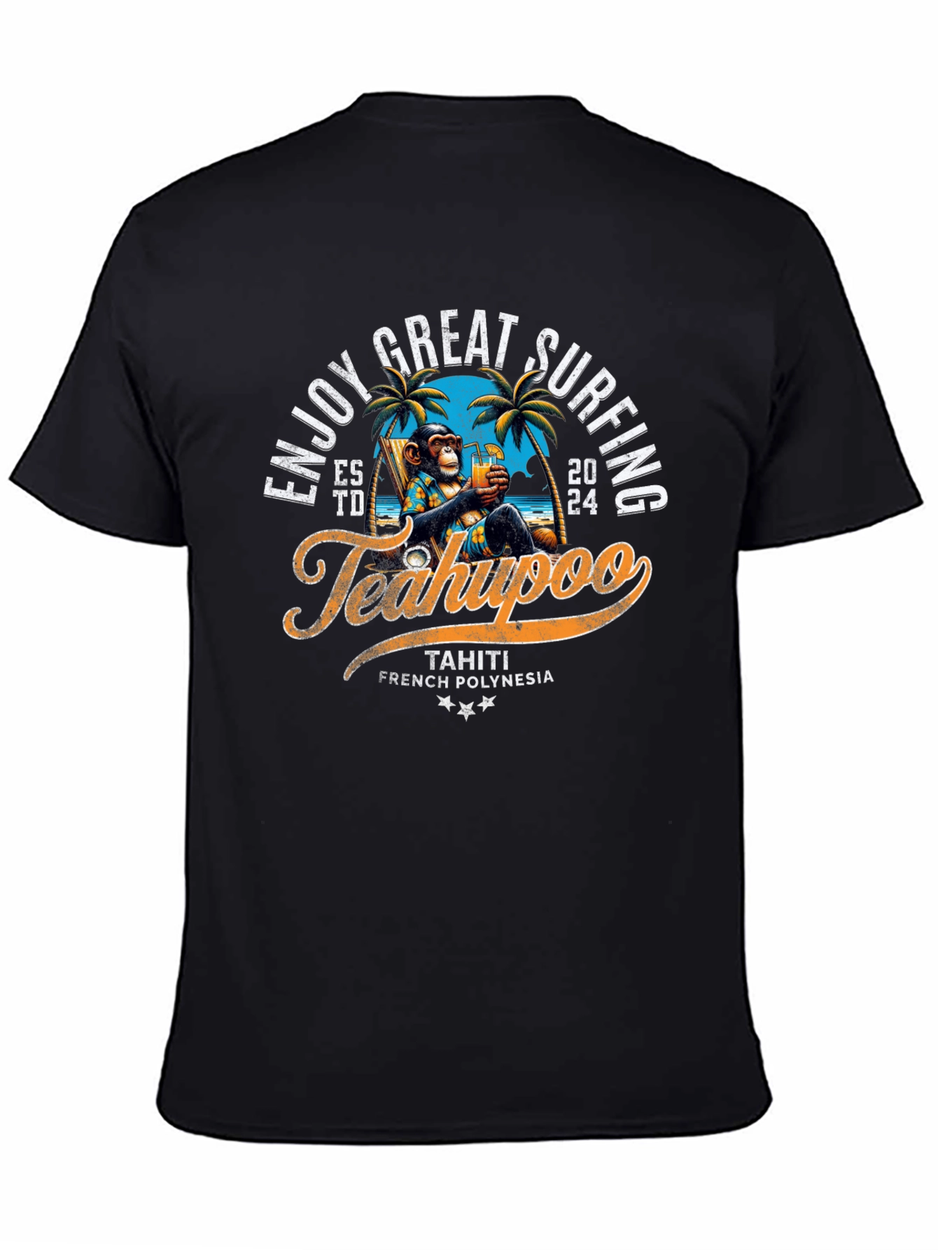 Teahupoo Surfing Tee