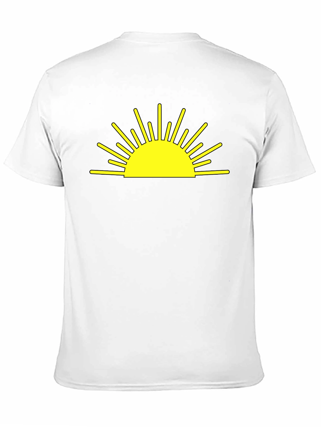 Sunrise Graphic Tee - Black Cotton Blend