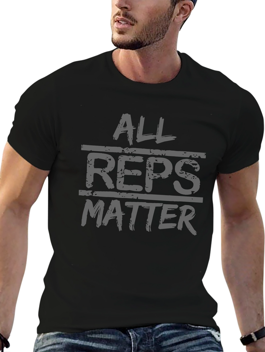 All Reps Matter Graphic T-Shirt - Gym Motivation Tee