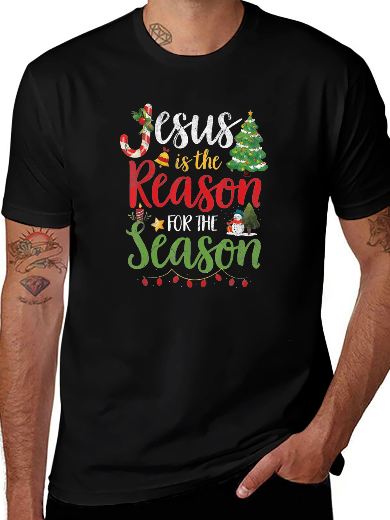 Jesus is the Reason for the Season Christmas T-Shirt