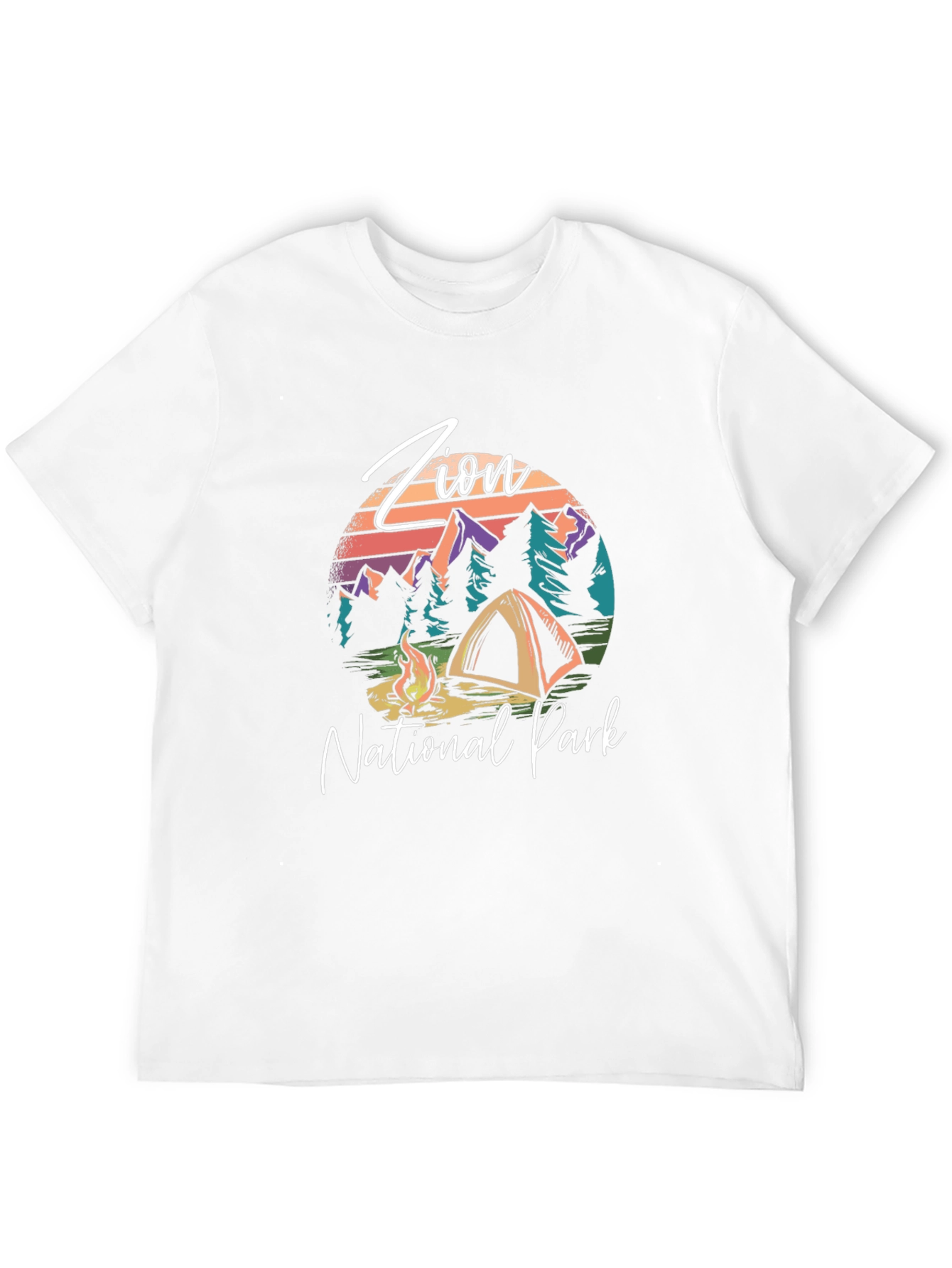Zion National Park Camping Graphic Tee