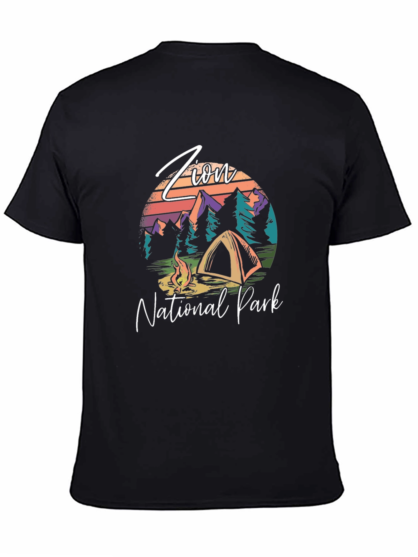 Zion National Park Camping Graphic Tee
