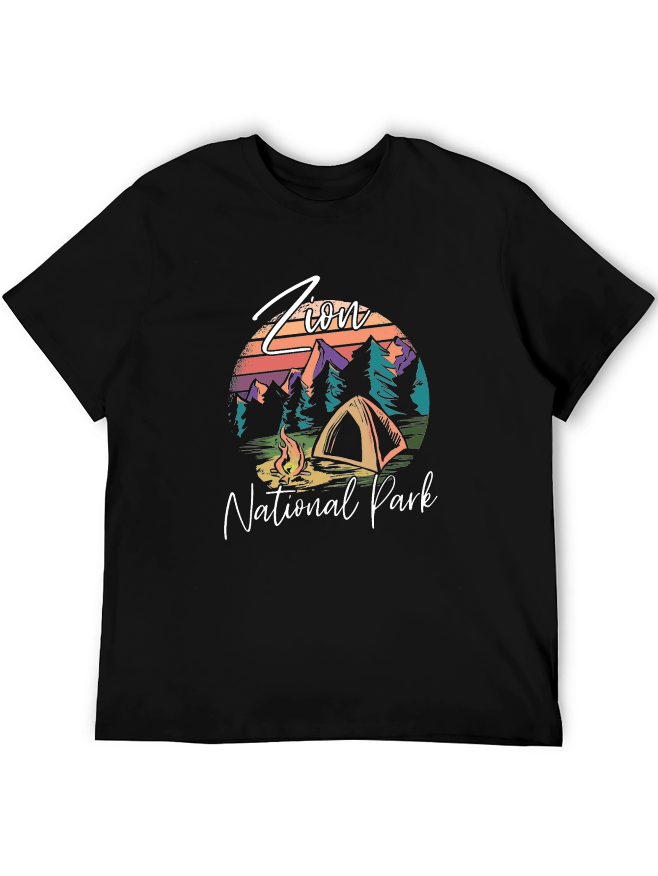 Zion National Park Camping Graphic Tee