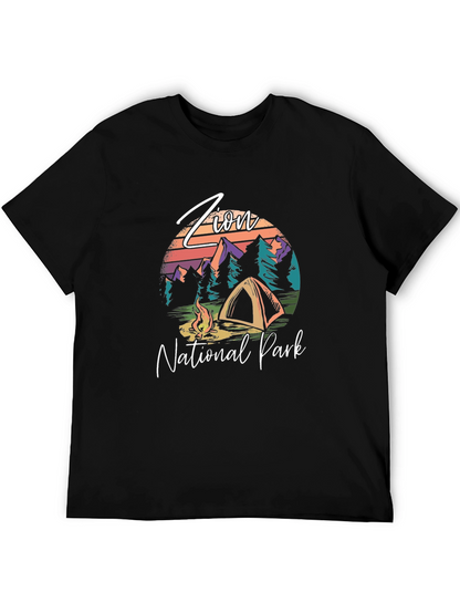 Zion National Park Camping Graphic Tee