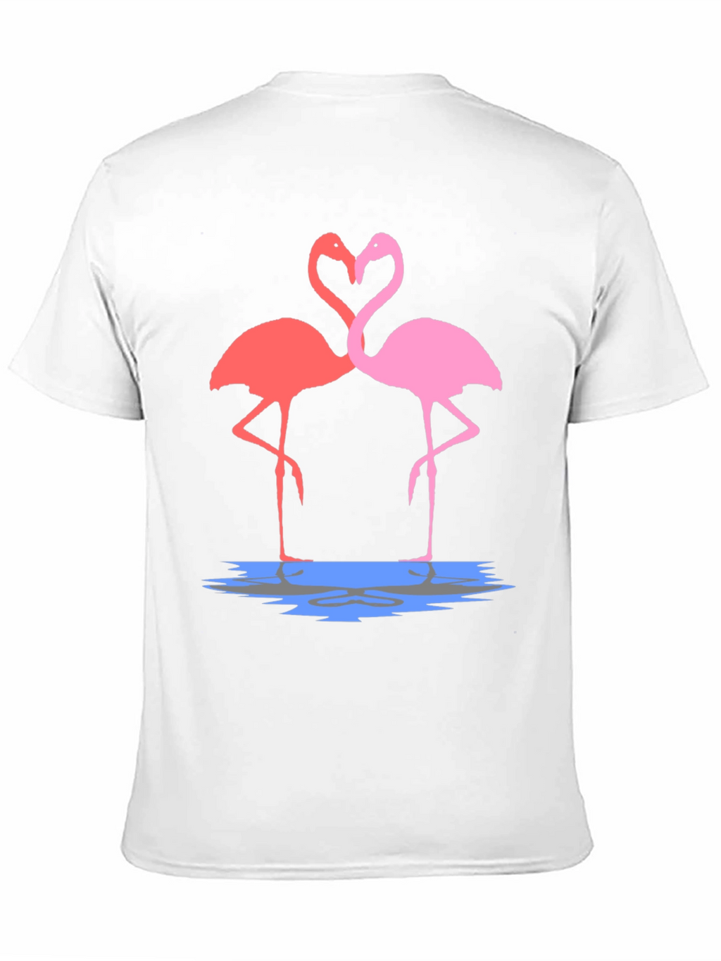Flamingo Love Graphic Tee - Trendy Unisex T-Shirt
