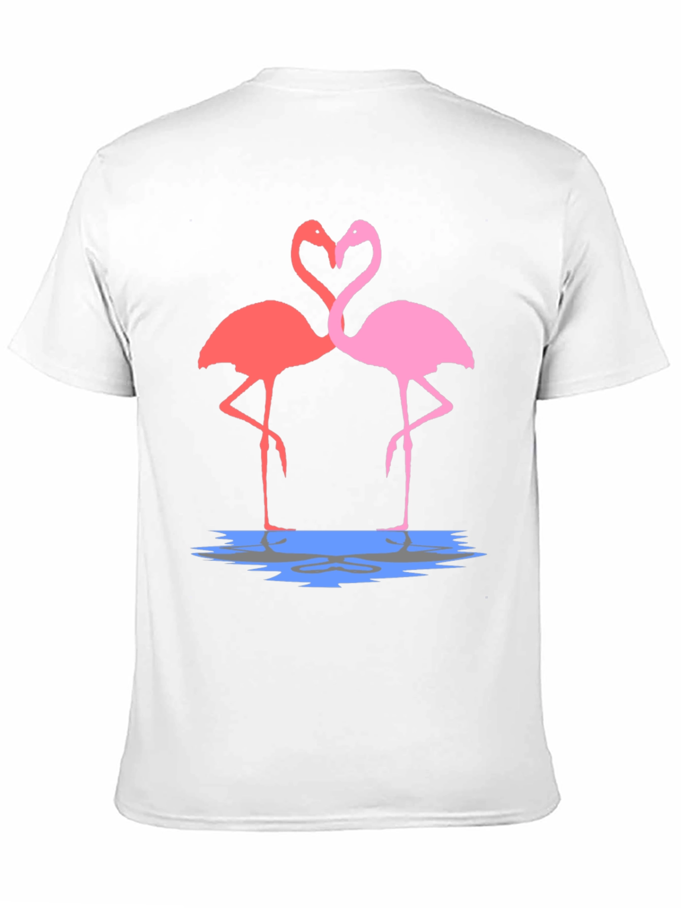 Flamingo Love Graphic Tee - Trendy Unisex T-Shirt