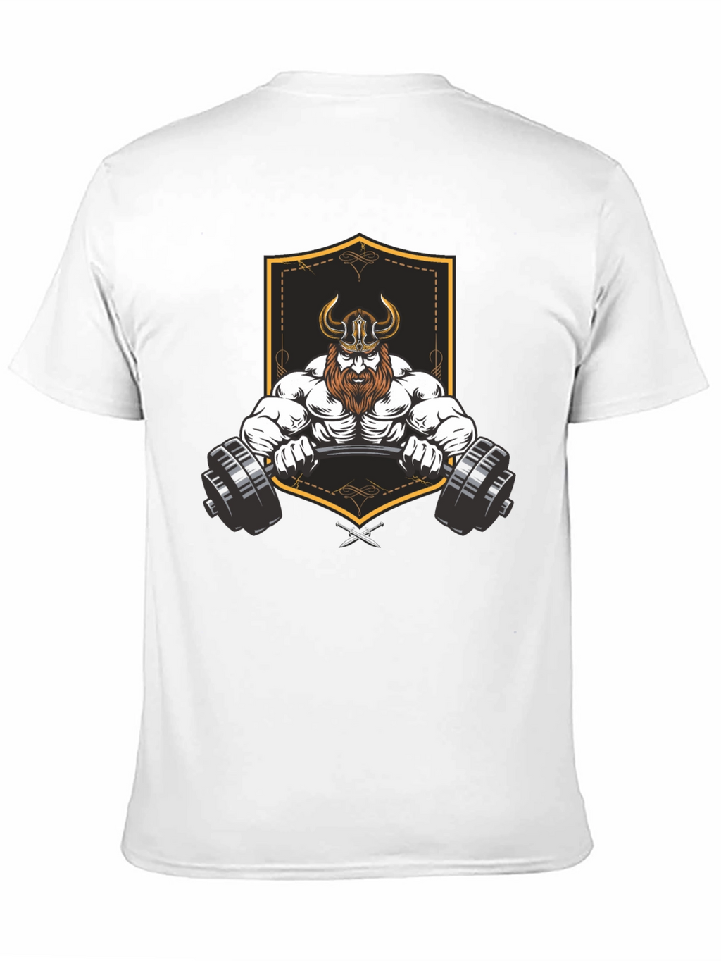 Viking Gym Lift Black Graphic T-Shirt