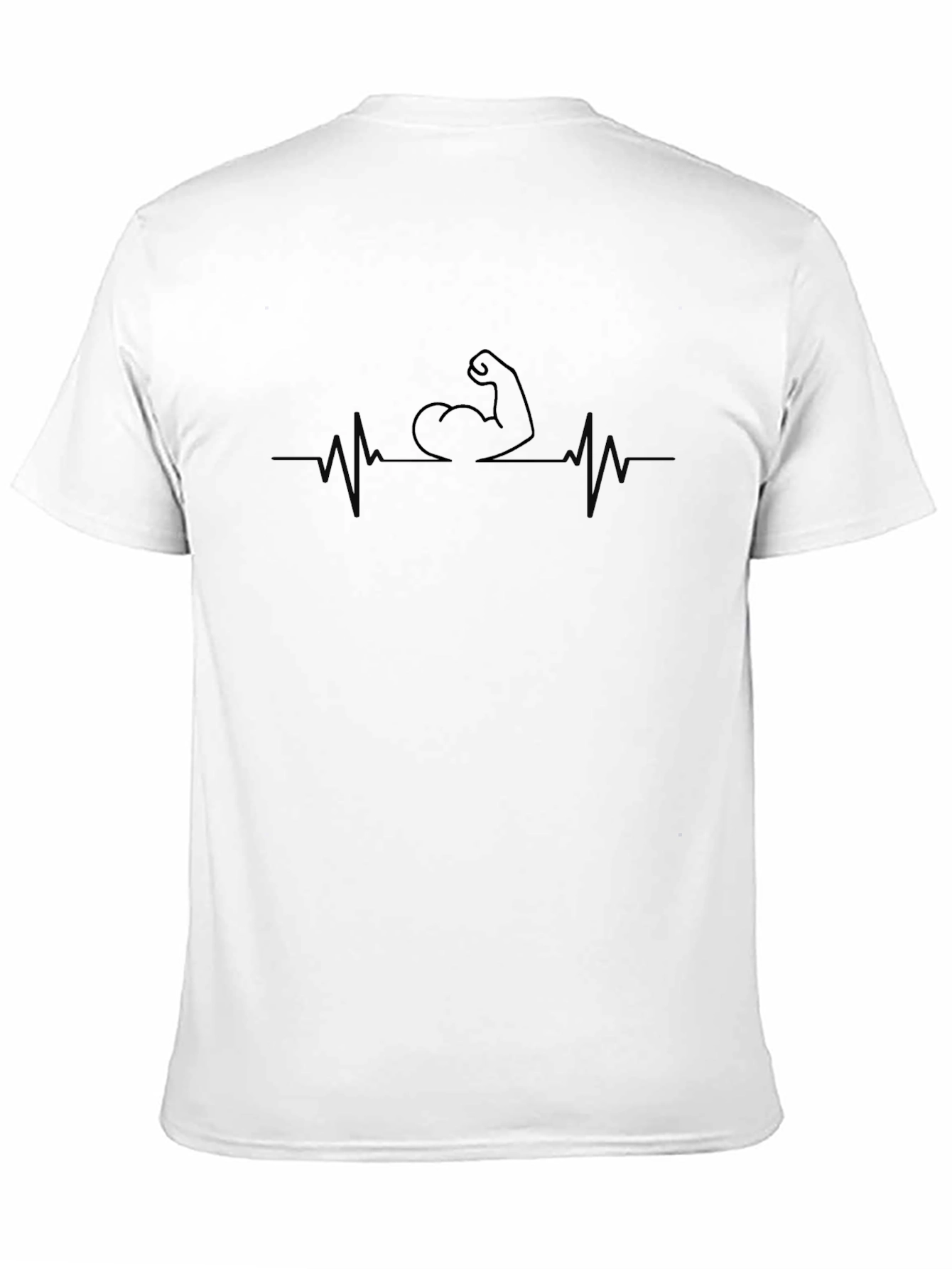Muscle Heartbeat Graphic T-Shirt