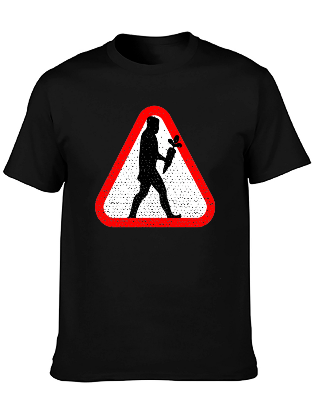 Warning: Caveman Crossing T-Shirt