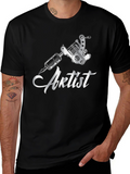 Tattoo Artist Black Graphic Tee