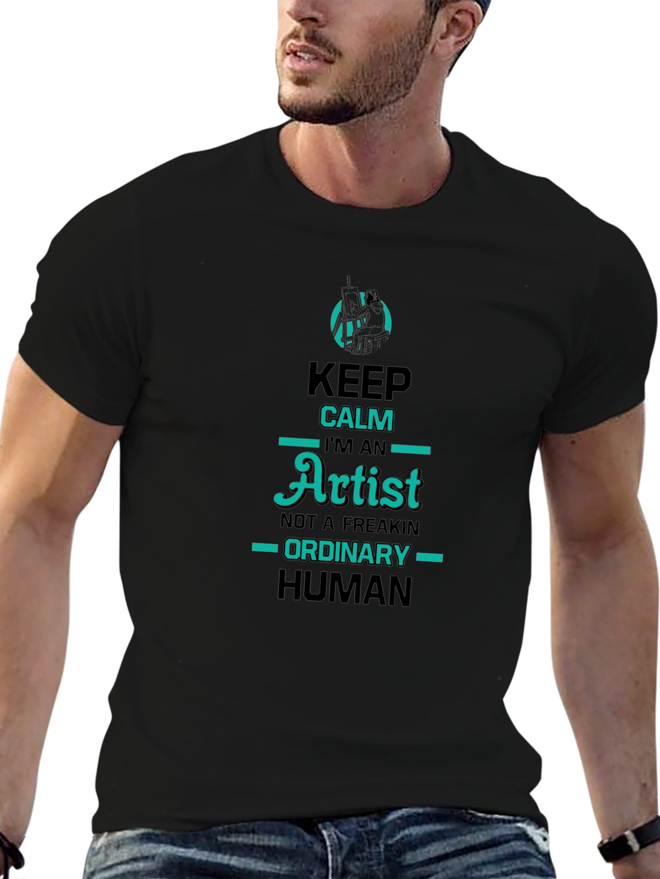 Keep Calm Im An Artist Graphic Tee
