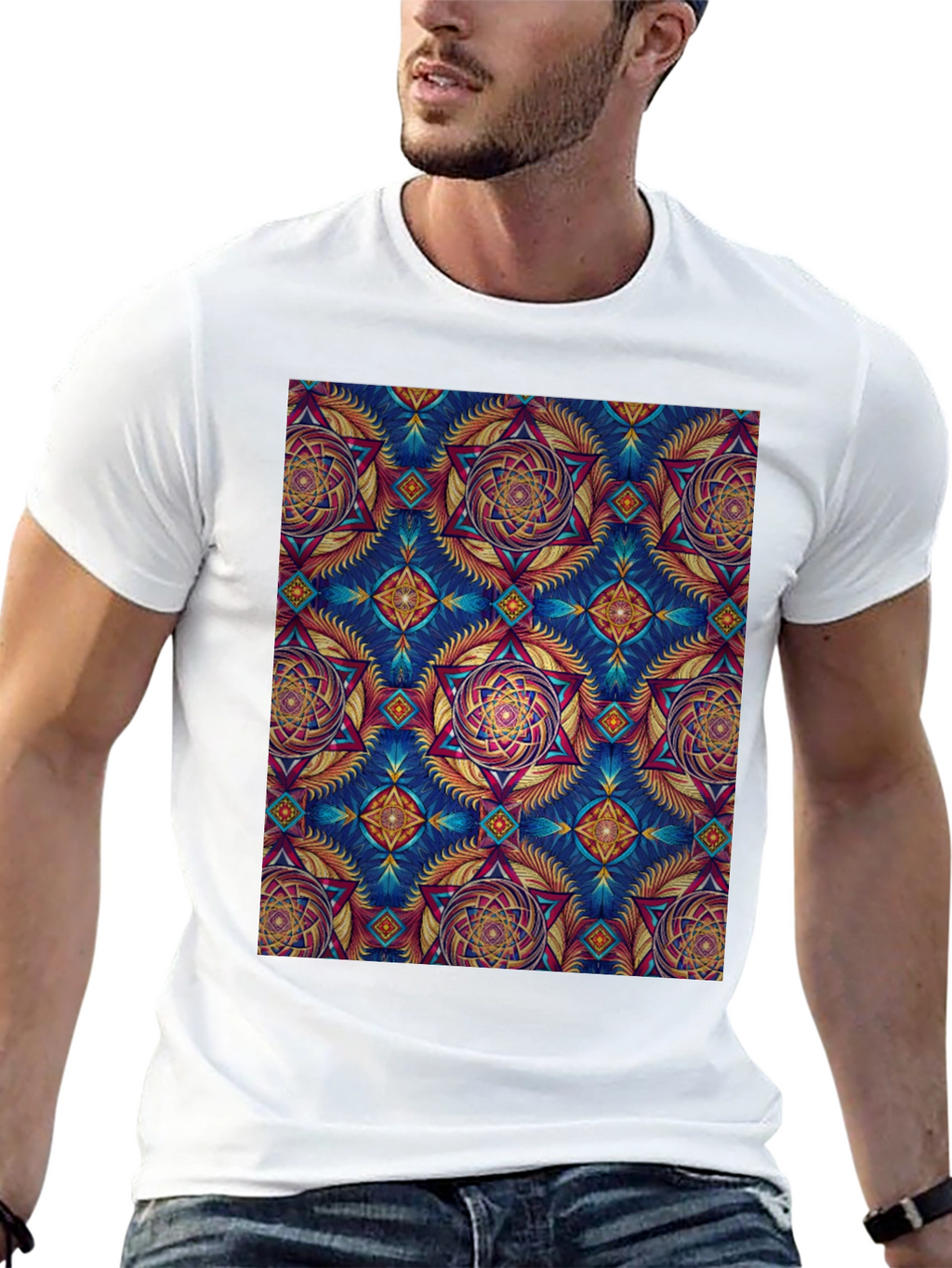 Kaleidoscope Pattern T-Shirt