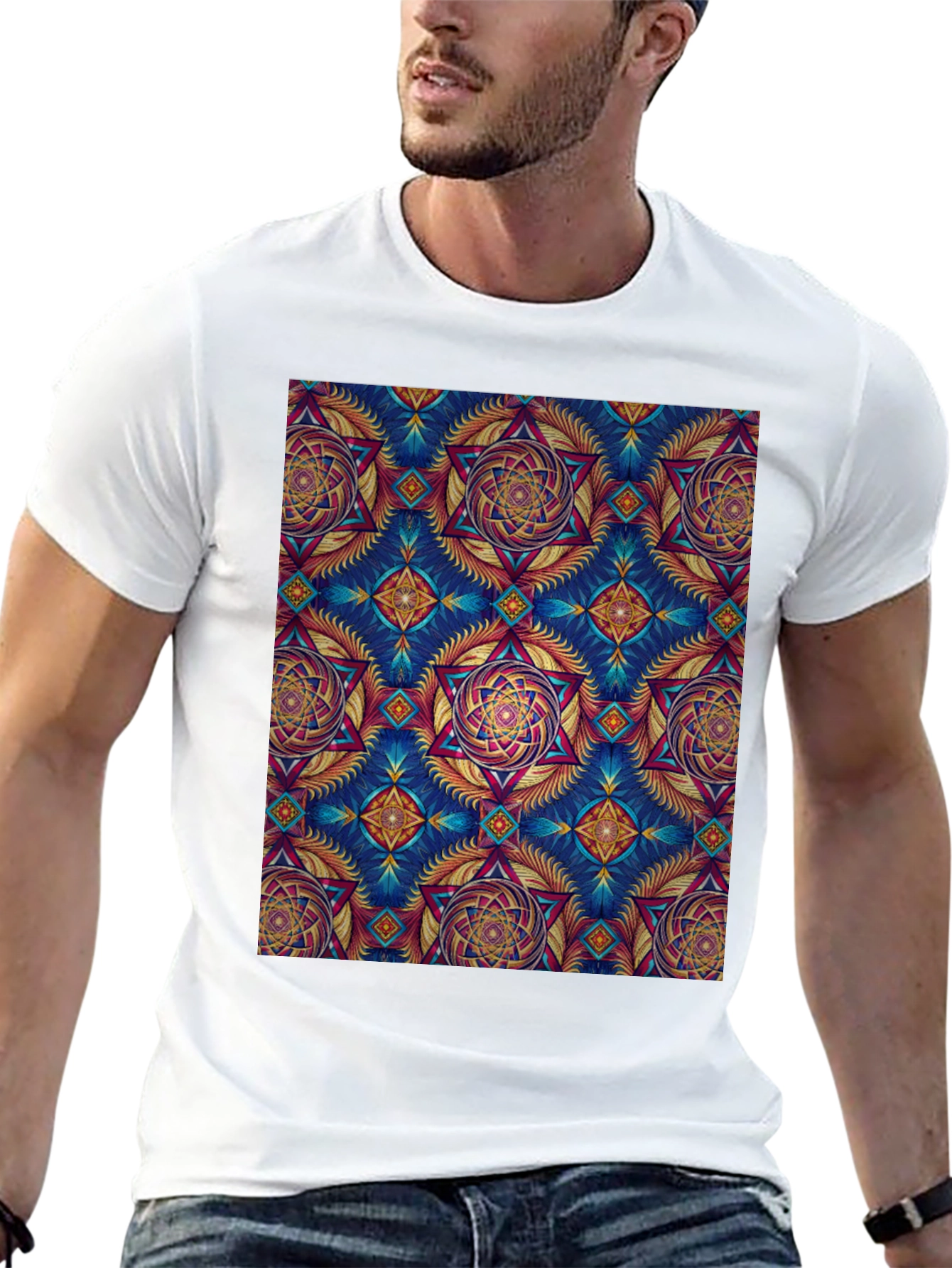Kaleidoscope Pattern T-Shirt
