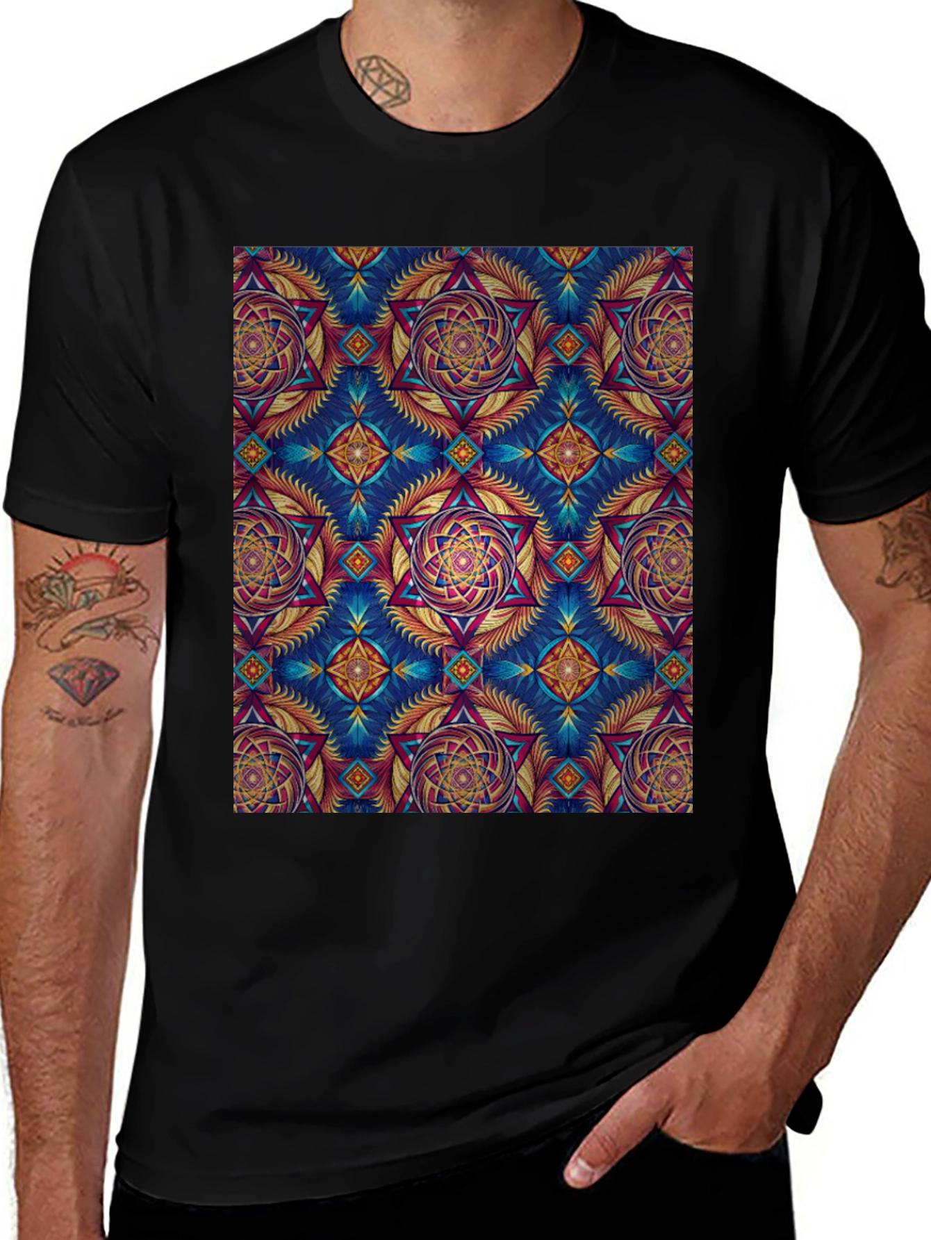Kaleidoscope Pattern T-Shirt