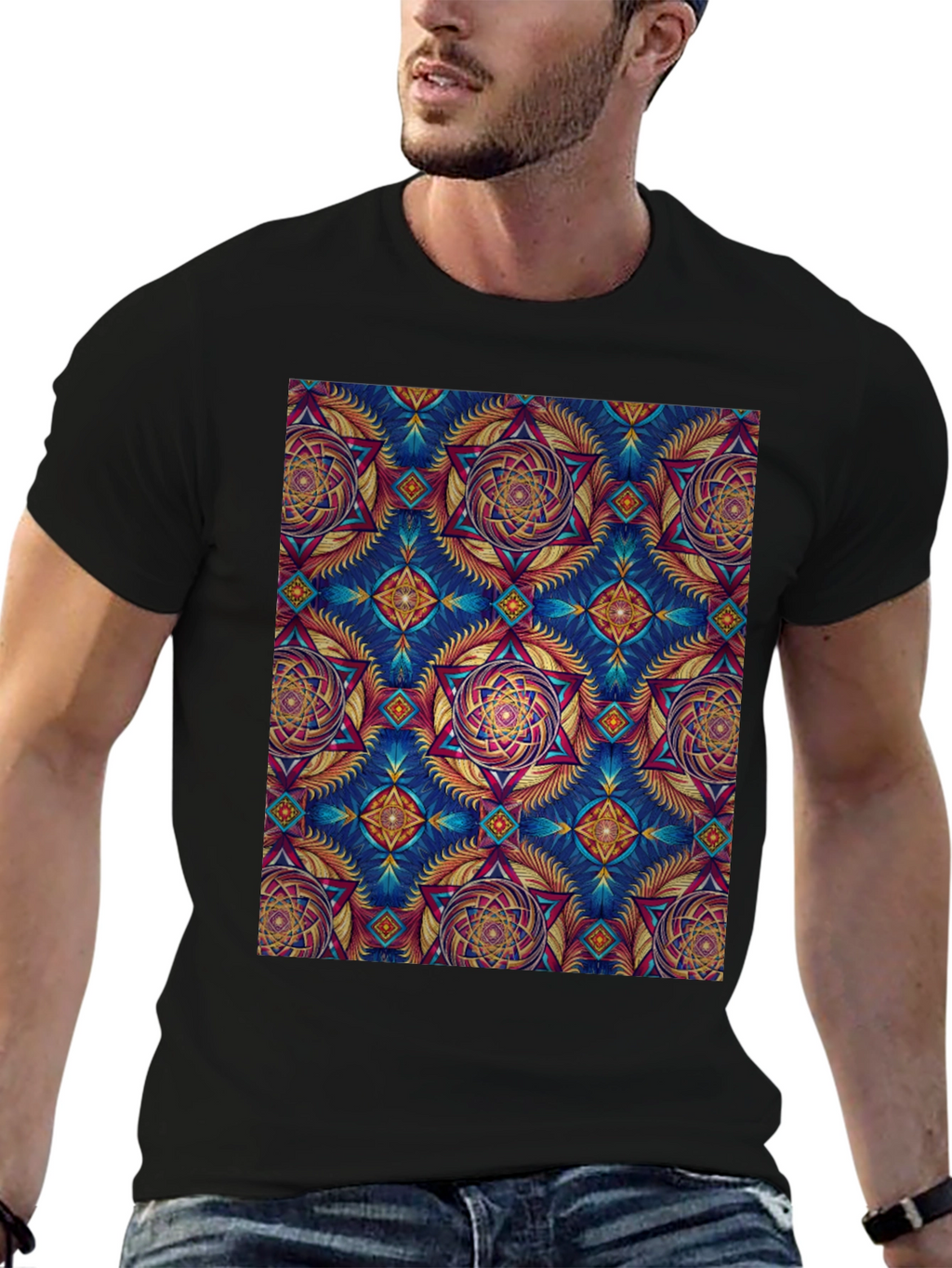 Kaleidoscope Pattern T-Shirt