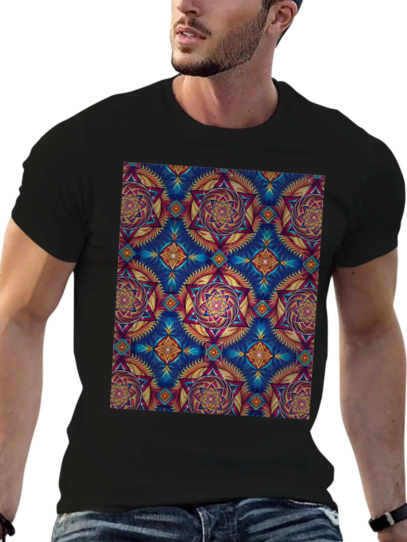 Kaleidoscope Pattern T-Shirt