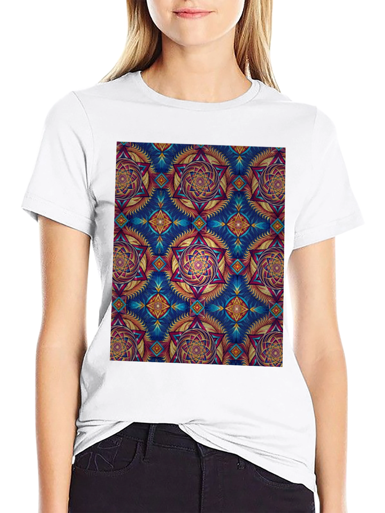 Kaleidoscope Pattern T-Shirt