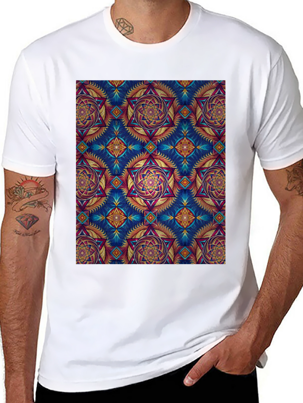 Kaleidoscope Pattern T-Shirt