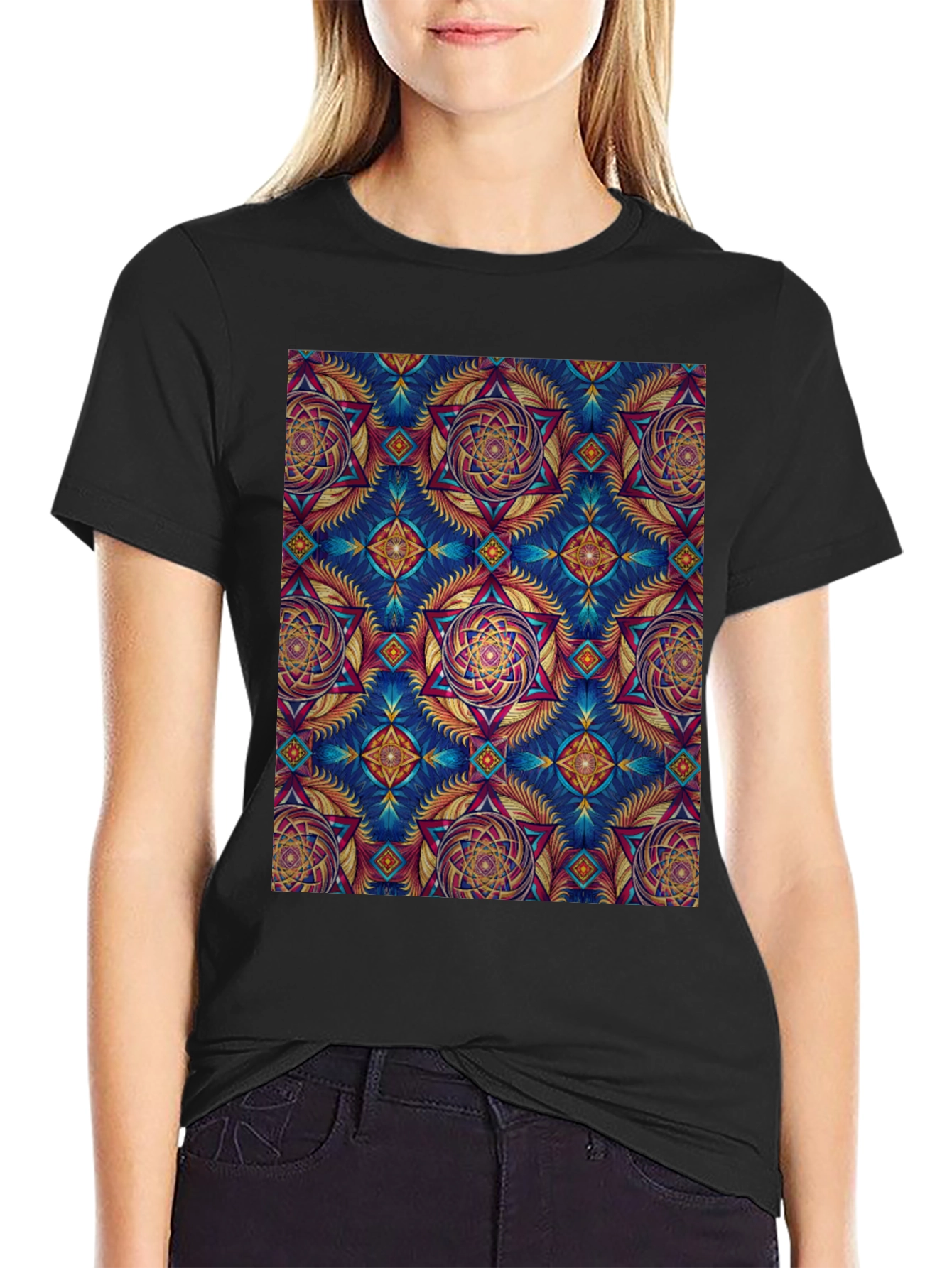 Kaleidoscope Pattern T-Shirt