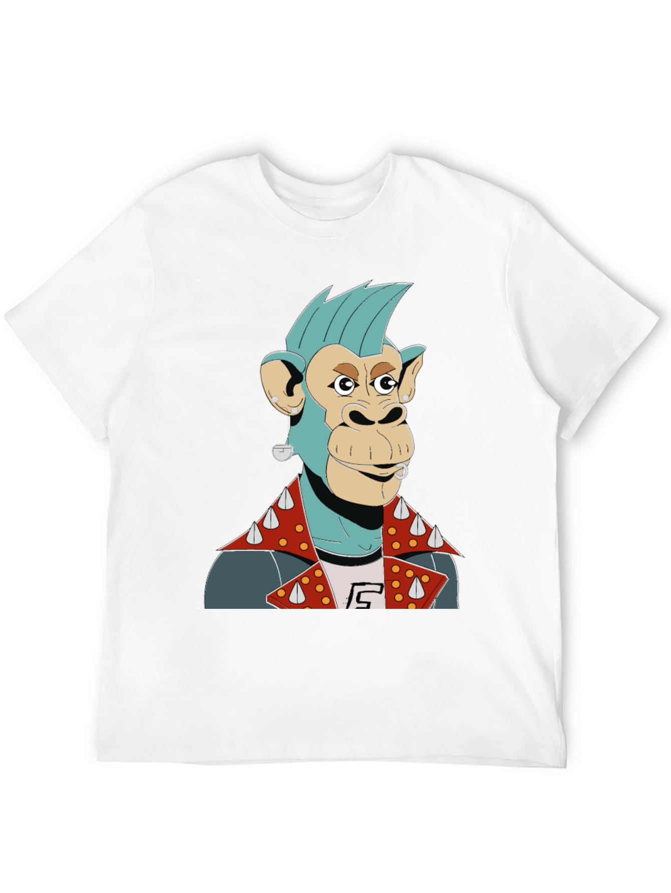 Punk Ape Graphic T-Shirt - Edgy Style