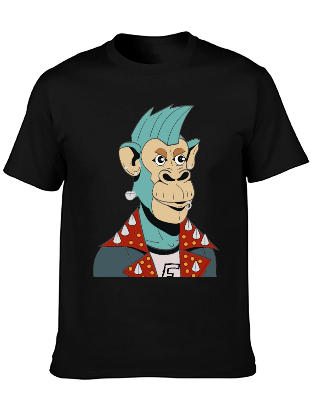 Punk Ape Graphic T-Shirt - Edgy Style