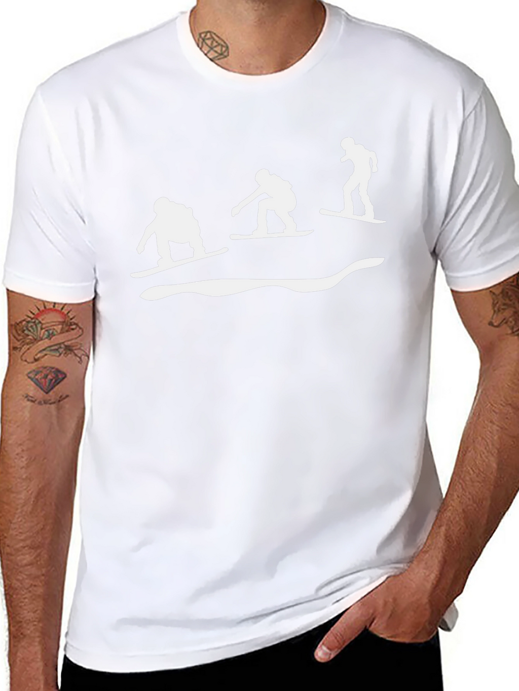 Snowboarder Graphic Tee - Cool Winter Sports Shirt