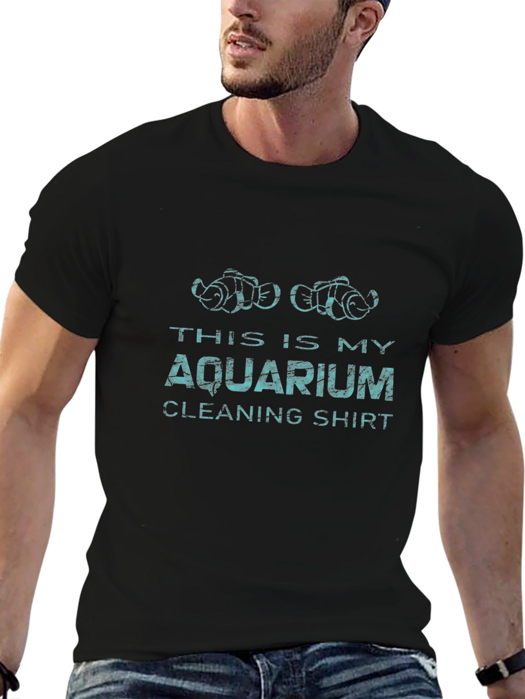 Aquarium Cleaning Shirt - Novelty Fish Keeper Tee