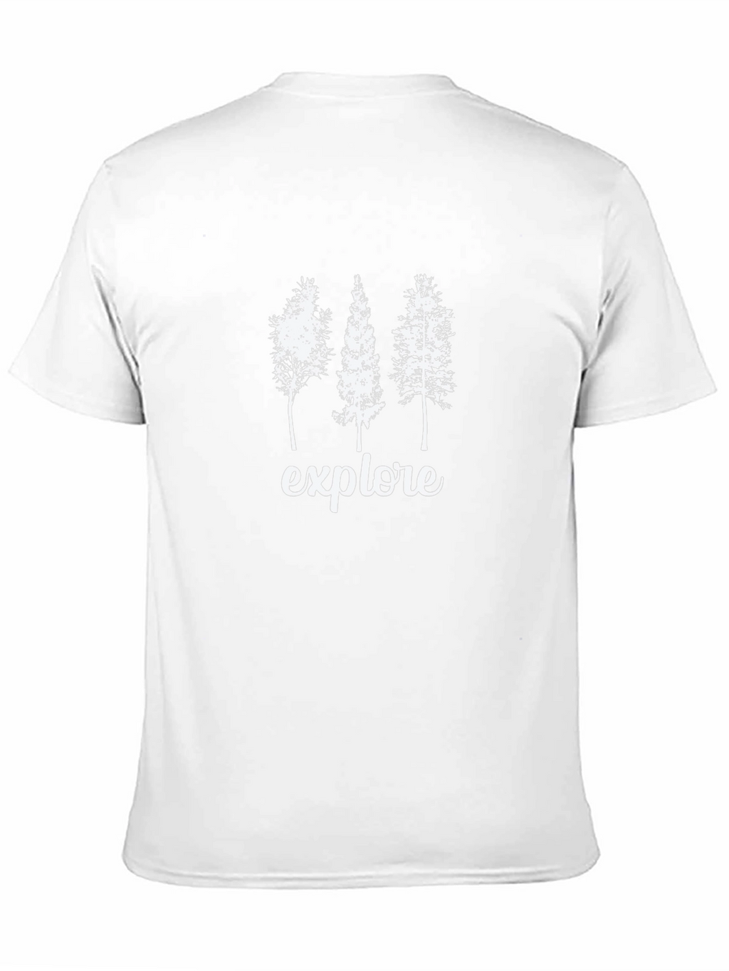 Explore Nature Graphic Print Mens Black T-Shirt