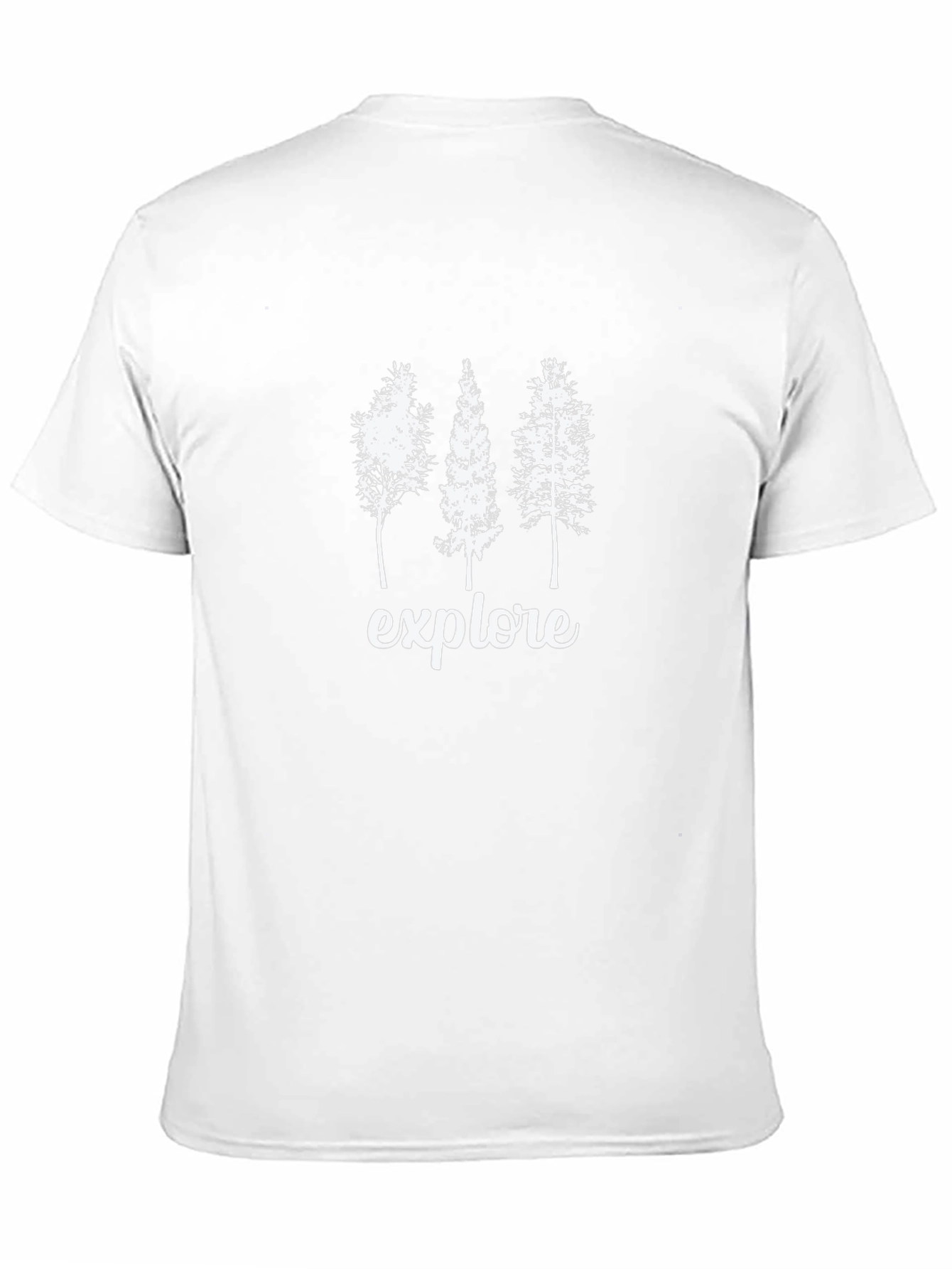 Explore Nature Graphic Print Mens Black T-Shirt