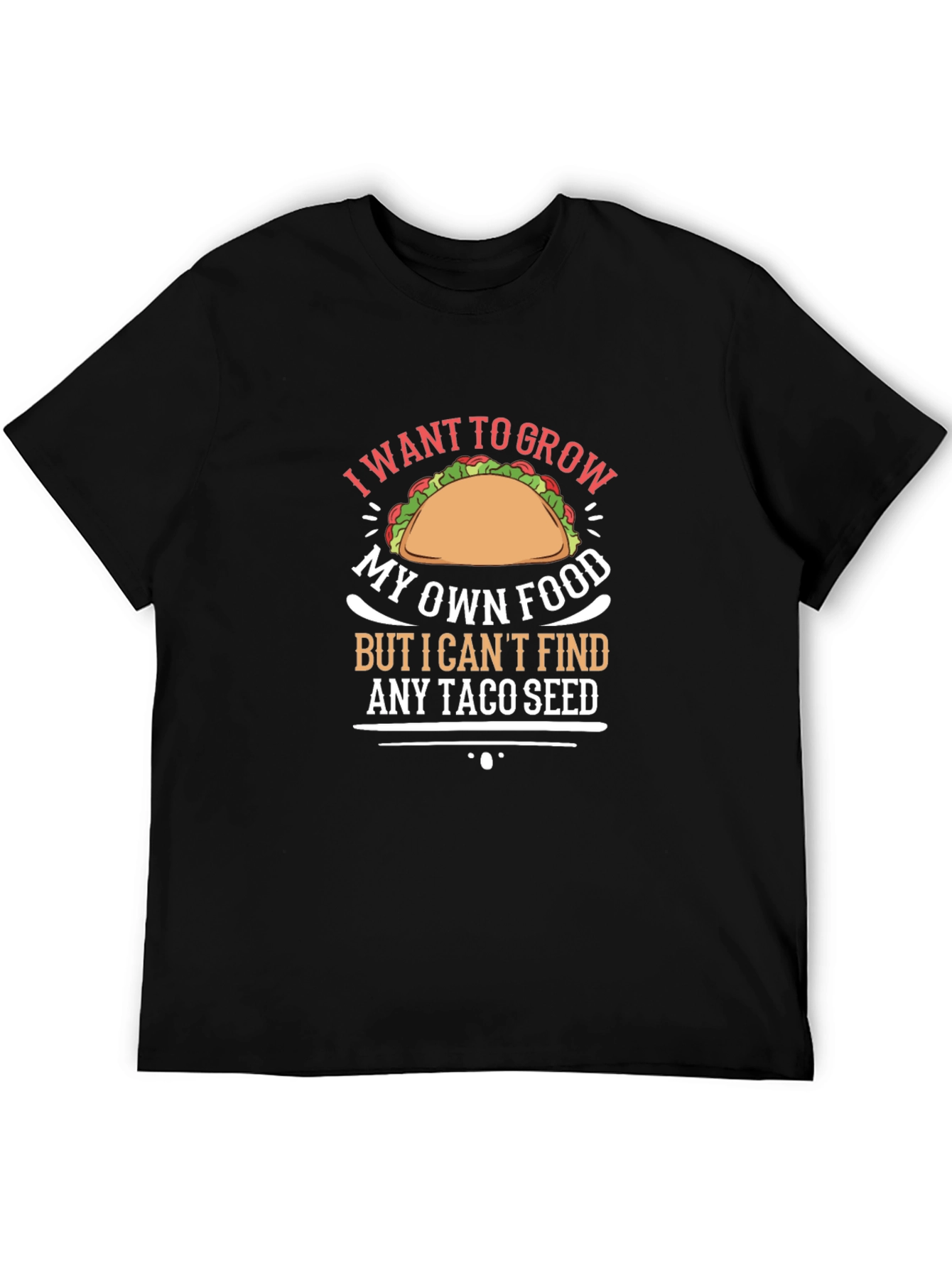 Grow Own Food Taco Seed Graphic Tee