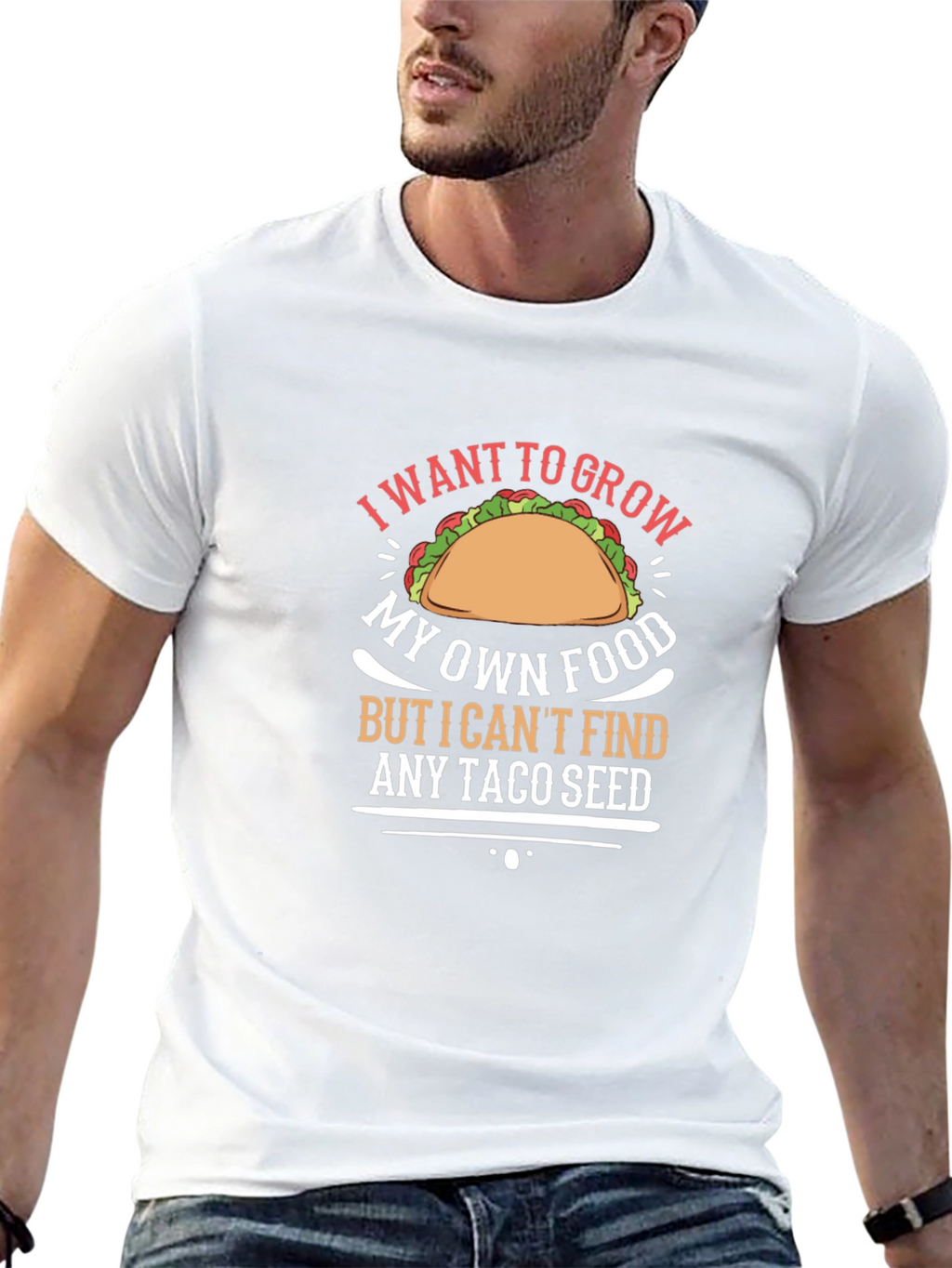 Grow Own Food Taco Seed Graphic Tee