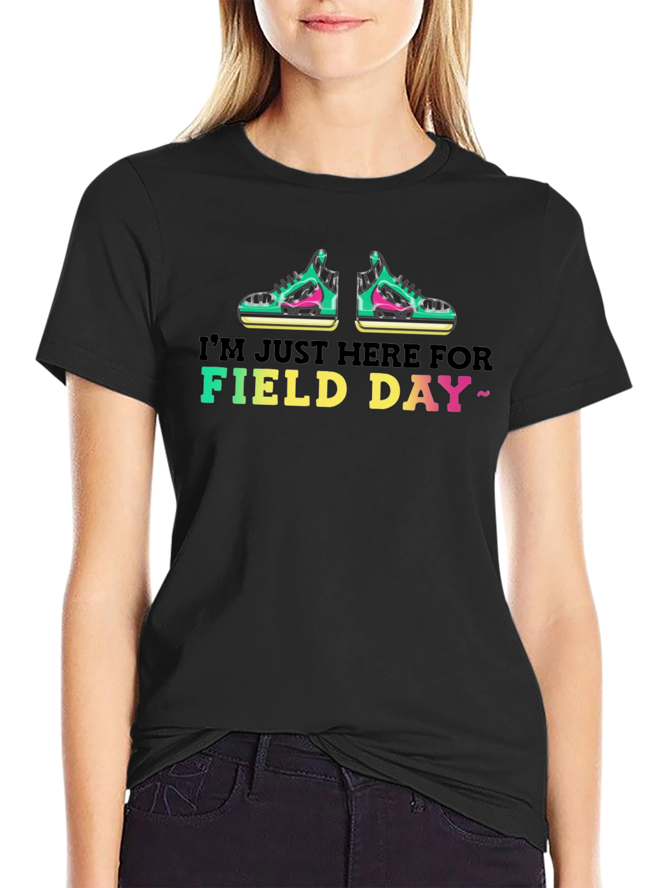 Field Day T-Shirt - Im Just Here For Field Day