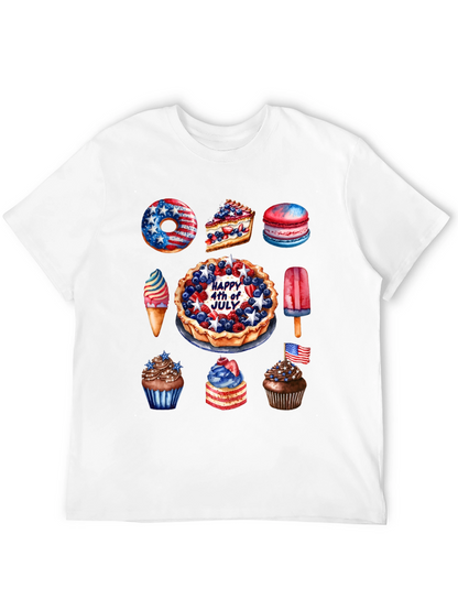 Patriotic 4th of July Dessert T-Shirt