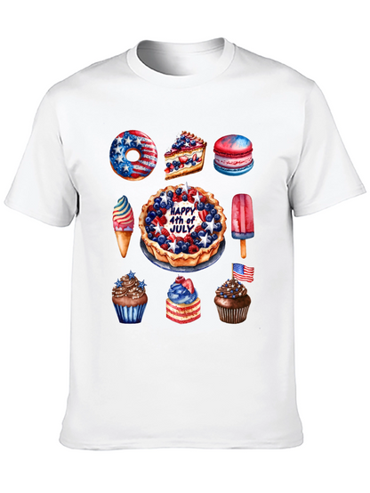 Patriotic 4th of July Dessert T-Shirt