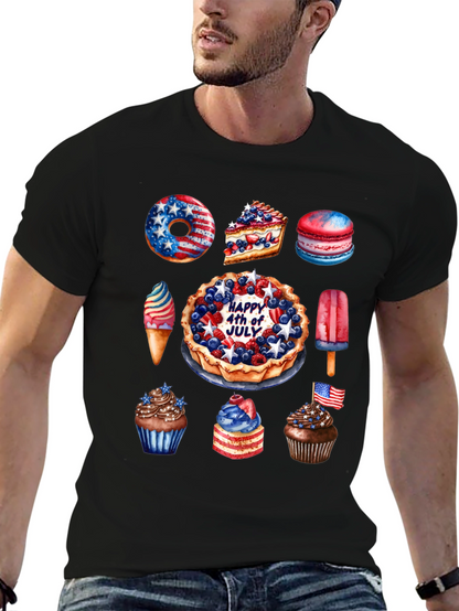 Patriotic 4th of July Dessert T-Shirt