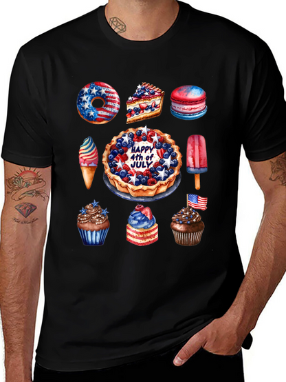 Patriotic 4th of July Dessert T-Shirt