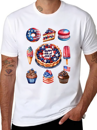 Patriotic 4th of July Dessert T-Shirt