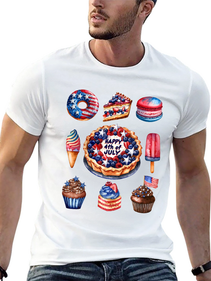 Patriotic 4th of July Dessert T-Shirt