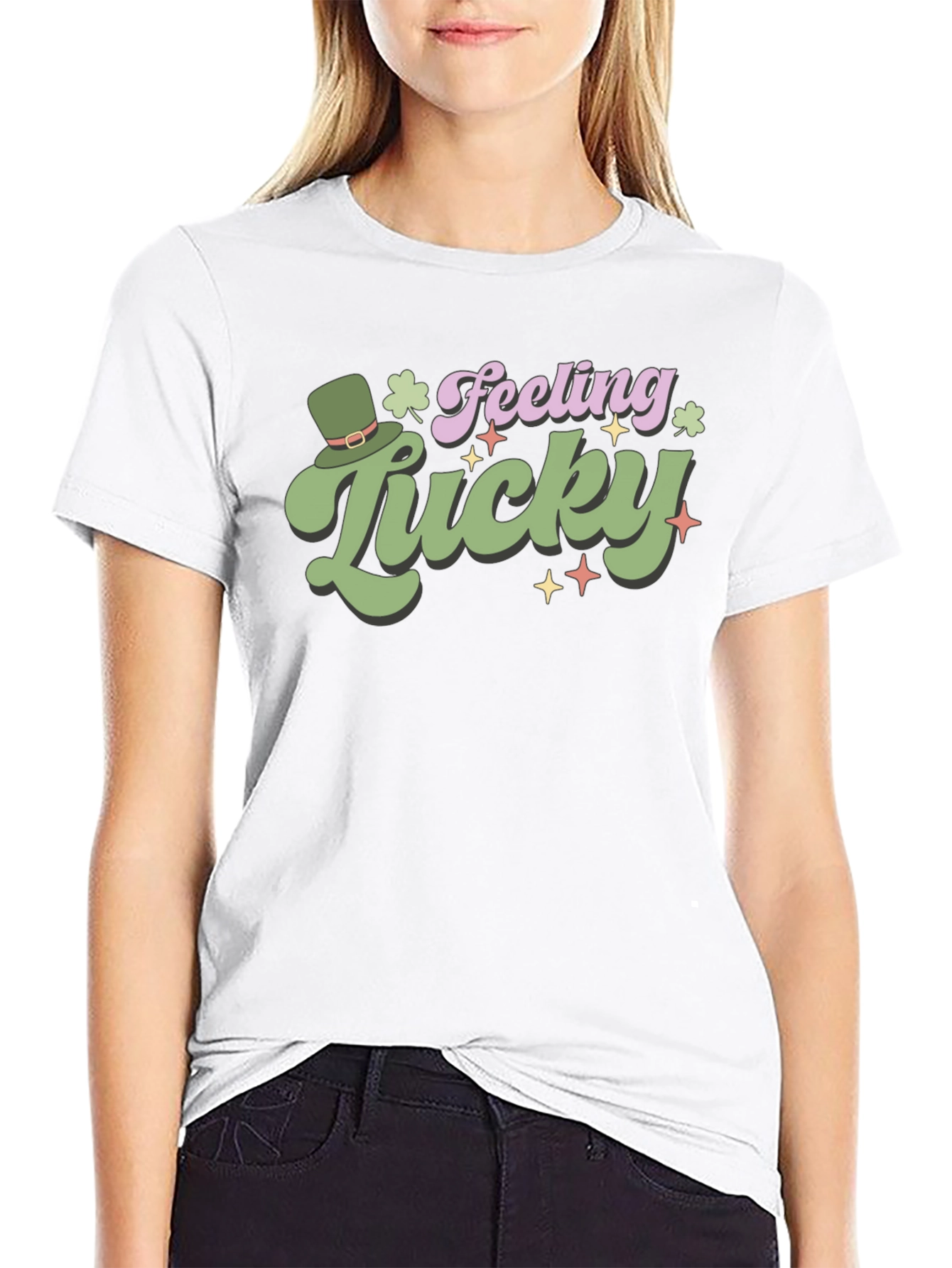 Feeling Lucky Graphic T-Shirt