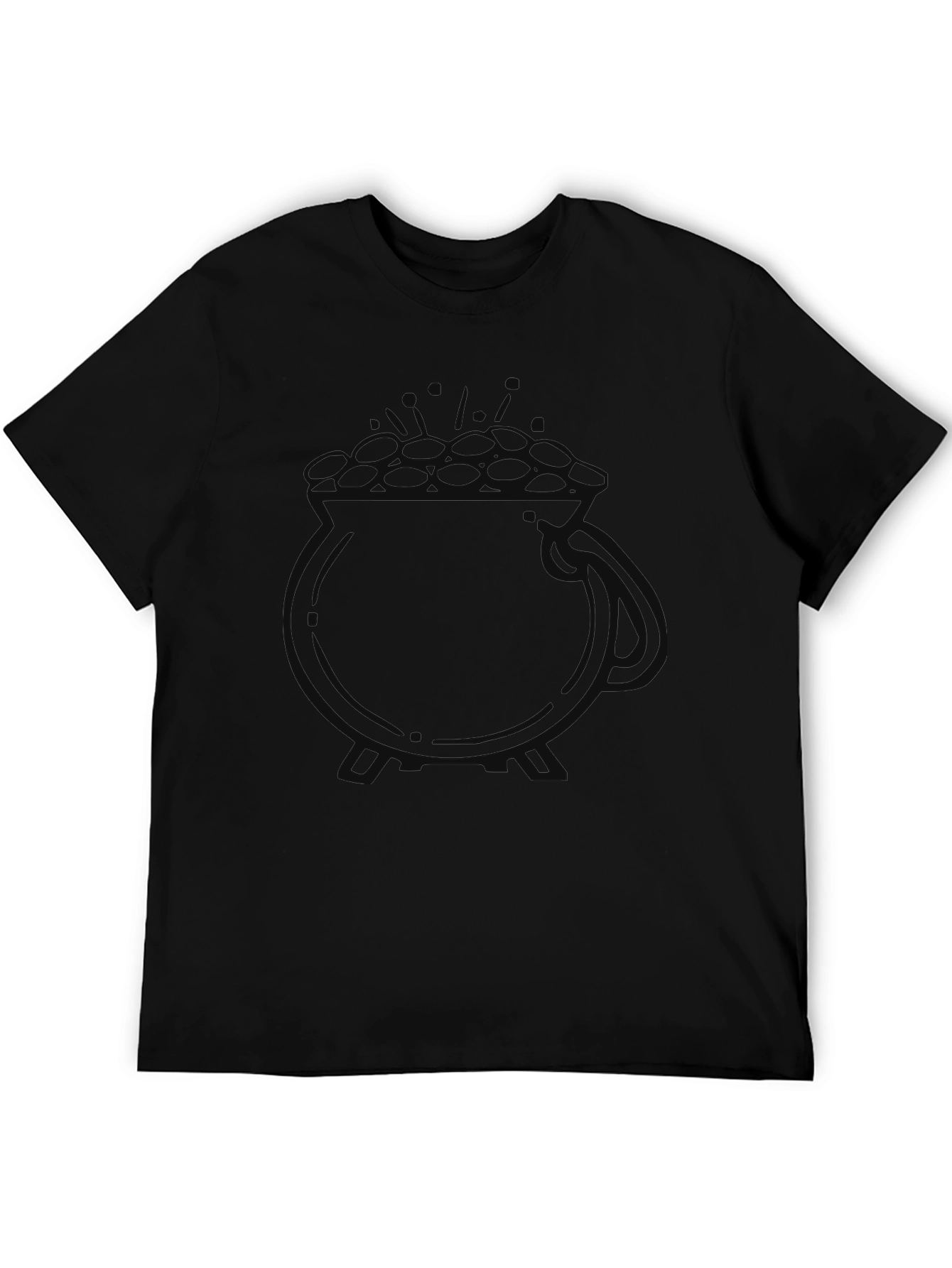 Lucky Black Pot of Gold T-Shirt