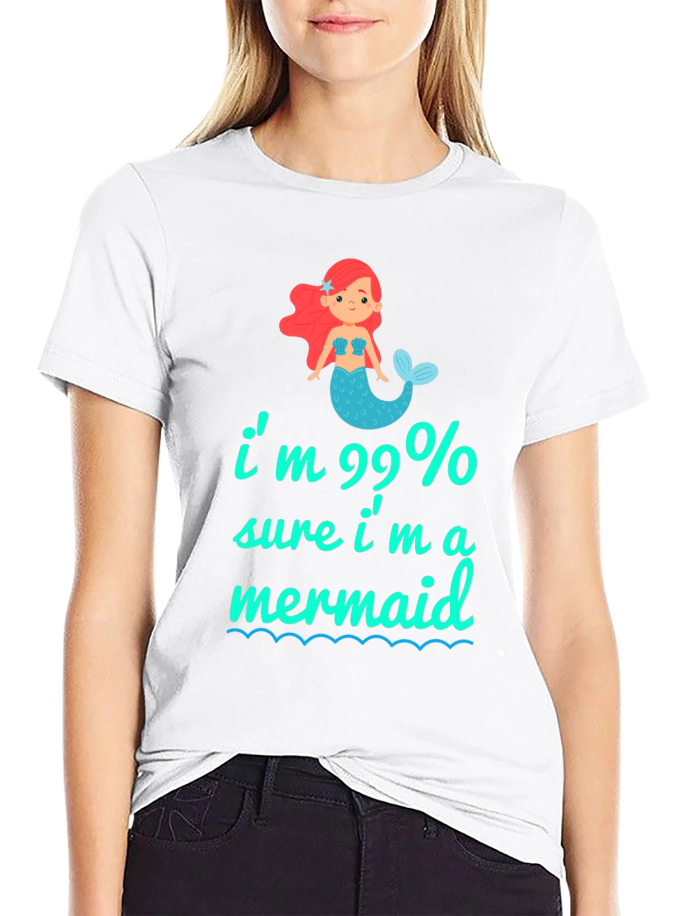 99% Mermaid Graphic Tee - Unique & Playful T-Shirt
